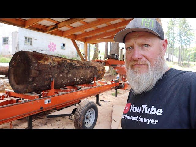 Milling Lumber From Burned Logs