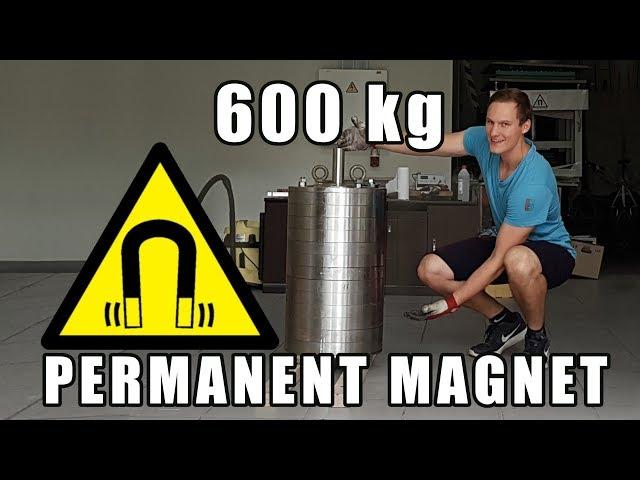 Massive 600 kg (1300 lbs) Neodymium Magnet [4k]