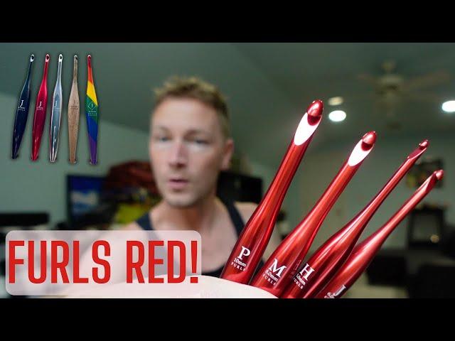 Furls RED Crochet Hooks! Unboxing, Review, and Comparison!