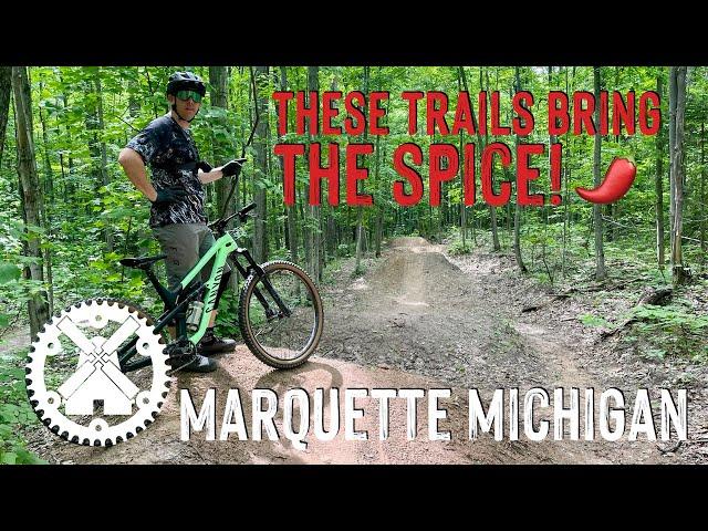 These Trails Are SPICY! | Marquette Mountain Biking NTN South | Trail Fest Enduro Weekend