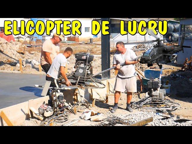 Ce se face cu acest ELICOPTER pe șantier?