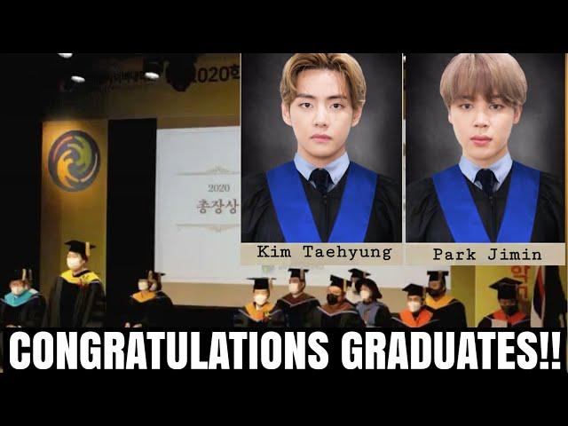 V AND JIMIN GRADUATION CEREMONY!!