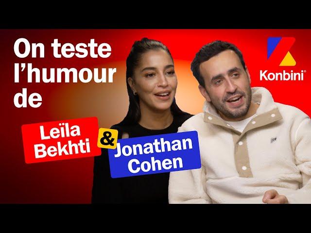 Jonathan Cohen et Leila Bekhti : jusqu'où va leur humour ? On a testé leurs limites 