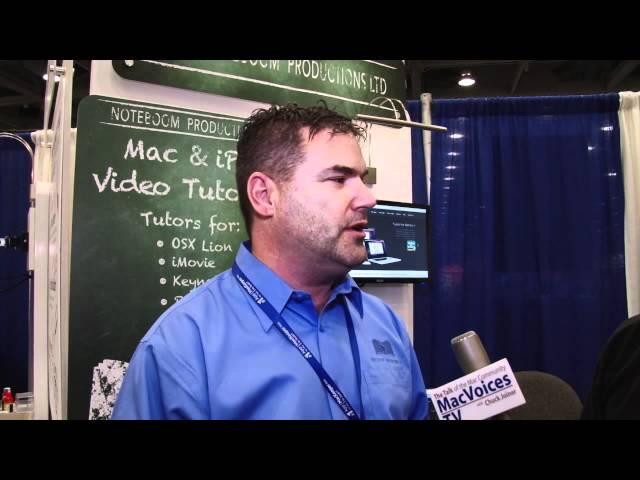 MacVoicesTV #1243: Macworld | iWorld 2012 - Noteboom Productions Provides Video Training on the Basi