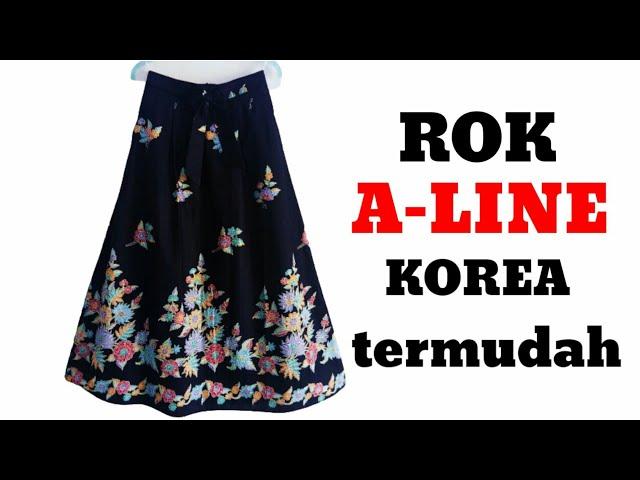 how to sew A-line skirt | cutting and stitching a_line skirt | free pattern a_line skirt