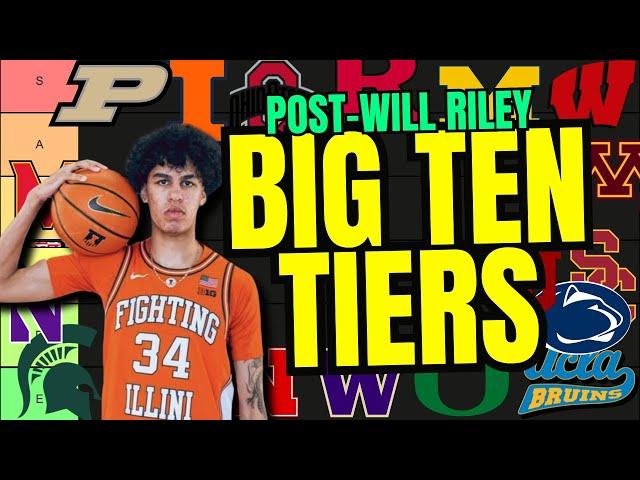 Big Ten Rankings RE-SET!  Now that Will Riley joins Illinois, who is at the top of the conference