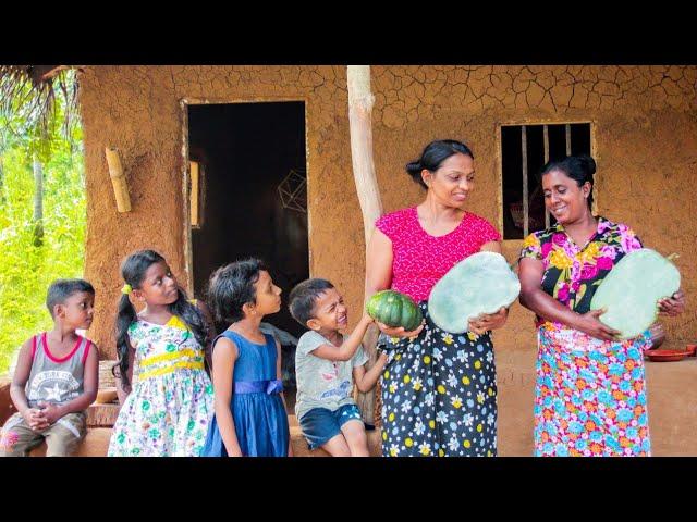 Making pure coconut oil at home I made special Ash Gourd pastry cutlets.Village kitchen recipe