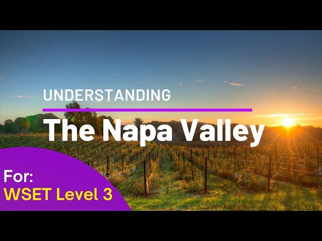 WSET Level 3 Wines - Understanding The Napa Valley