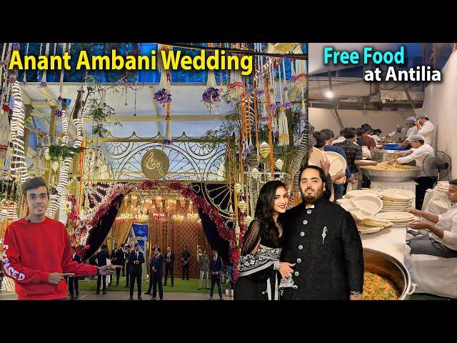 Anant Ambani House Antilia Decorated for Wedding  | Ambani's Organise Free Bhandara