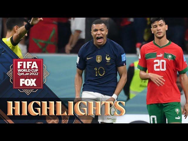 France vs. Morocco Highlights | 2022 FIFA World Cup | Semifinals