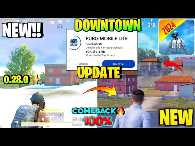 Pubg Lite Old 0.28.0 New Comeback Update 2024 | Pubg Mobile Lite 0.28.0 Back Update 2024 