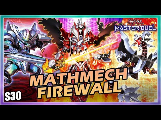 MATHMECH FIREWALL RANKED GAMEPLAY SEASON 30 IN YUGIOH MASTER DUEL