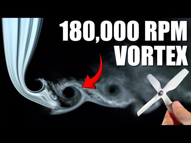 Ultra Slow Mo Propeller Smoke Vortex - The Slow Mo Guys @tested