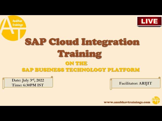 SAP CPI Integration Suite Training || Live Training on Integration Suite with SAP BTP