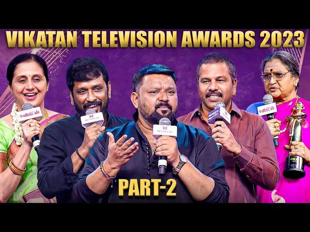 Gopinath Shocked | Kumaran | Thiruselvam | Devayani | Vikatan Television Awards 2023 | Part 02