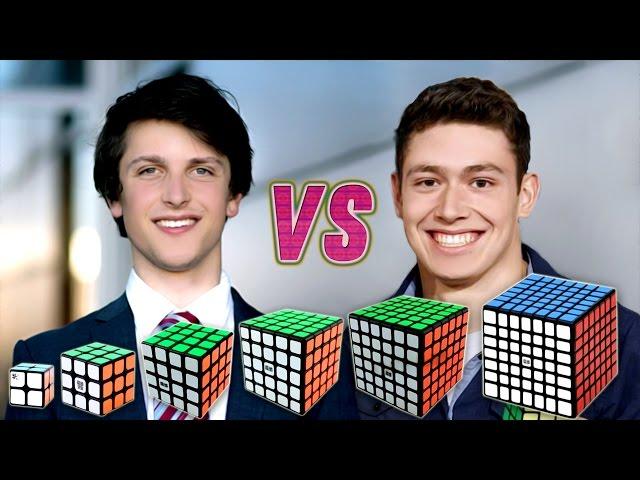 Rubik's Cube World Record Race Kevin VS Feliks VS WCA Records VS Best Of Feliks And Kevin