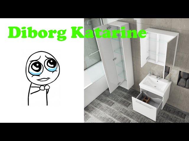 Комплект мебели для ванной комнаты Diborg Toms Design Katarine
