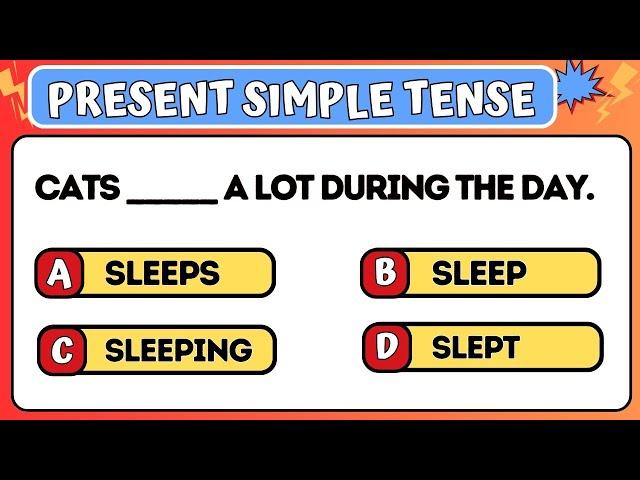 English Grammar Quiz | Present Simple Tense