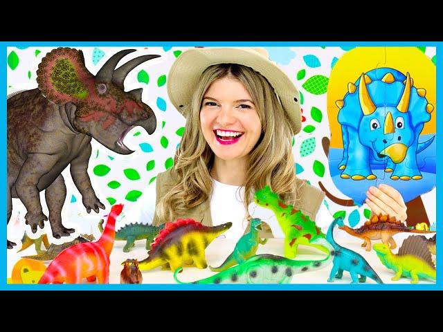 Dinosaurs for Kids | Learn Colors for Kids with Dinosaur Puzzle and Dinosaur Toys | Speedie DiDi