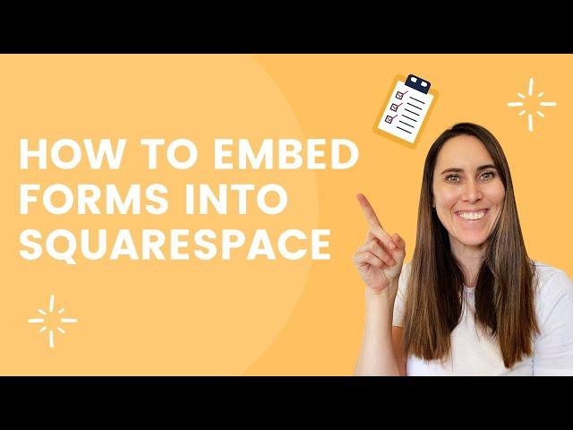 How to embed forms on Squarespace | Code Block Tutorial