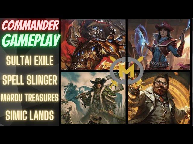 Outlaws of Thunder Junction EDH Game - Gonti, Stella, Vihaan, Bonny Pall- Commander Gameplay MTG OTJ