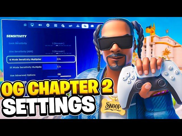 *NEW* Best Controller Settings For OG CHAPTER 2 Fortnite! (PS4/PS5/XBOX/PC)