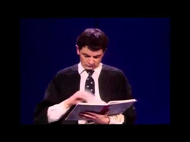 Rowan Atkinson Live   Naughty School Register!