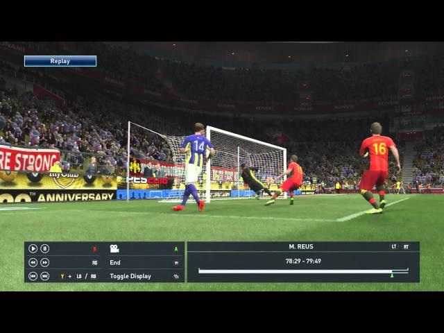 PES 2016 Marco Reus Backheel Flying Volley !