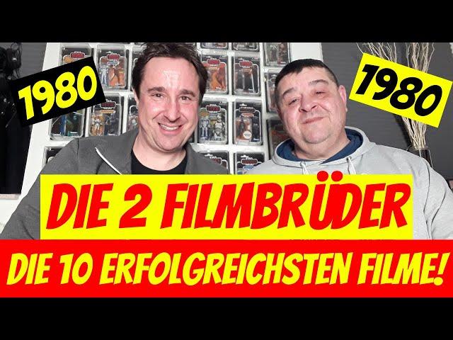 DIE 10 ERFOLGREICHSTEN FILME 1980 IN DEUTSCHEN KINOS! Die 2 Filmbrüder talken über 1980!