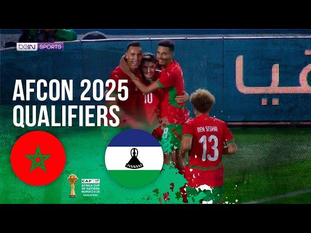 Morocco vs Lesotho | AFCON 2025 Qualifiers HIGHLIGHTS | 11/18/24 | beIN SPORTS USA