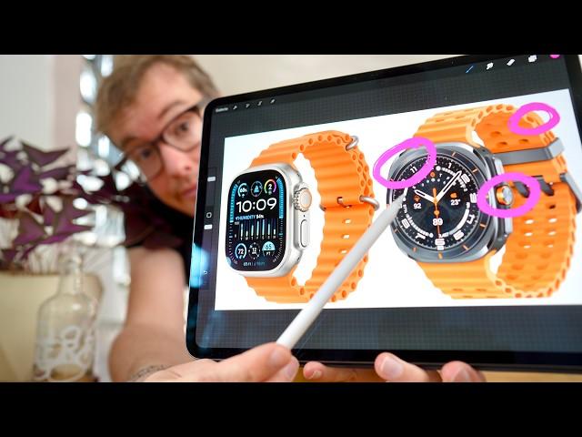 Finde die 10 Unterschiede! Galaxy Watch Ultra vs Apple Watch Ultra