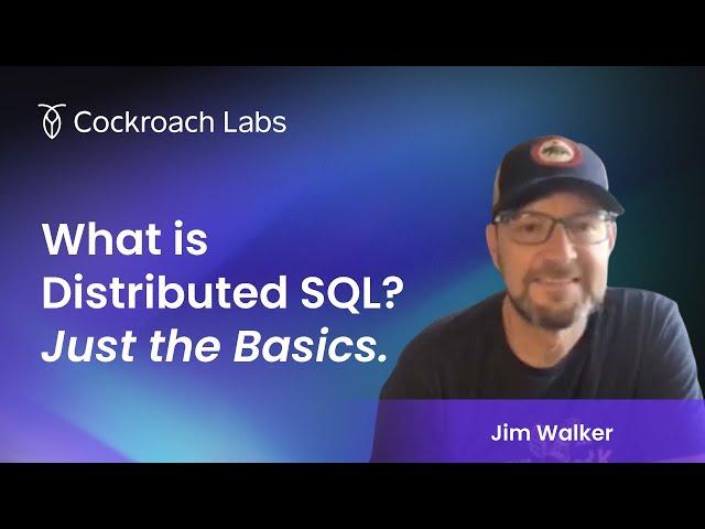 Basics of Distributed SQL Architecture | Why CockroachDB fits k8s