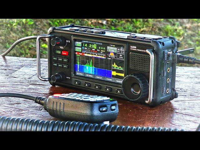 New XIEGU X6200 - SDR Ultra Portable HF transceiver (review, comparison, measurements)