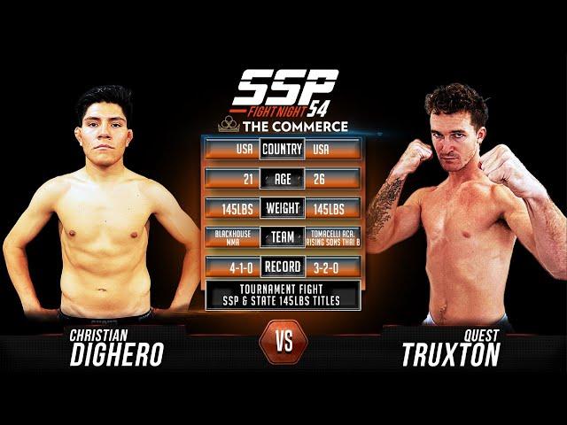 Christian Dighero vs Quest Truxton - SSP 54