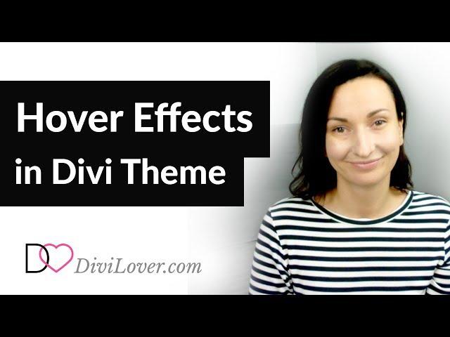 How to Add Simple and Attractive Hover Effects in Divi