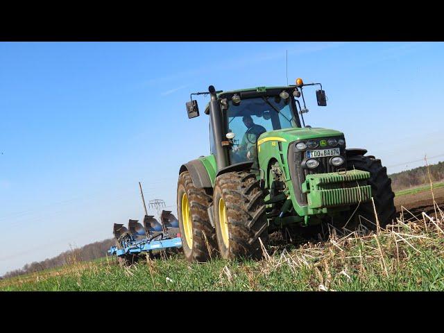 [GoPro] CabView | Maisland Vorbereitung | John Deere 8430 mit Lemken Diamant 11 ️