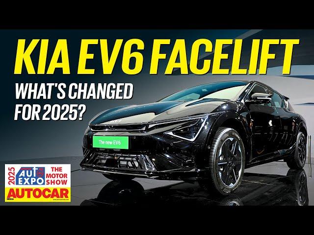 2025 Kia EV6 - India launch in March 2025 | Auto Expo 2025 | Autocar India