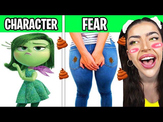 INSIDE OUT 2 CHARACTERS & WHAT THEY HATE!! (AND FAVORITE THINGS)