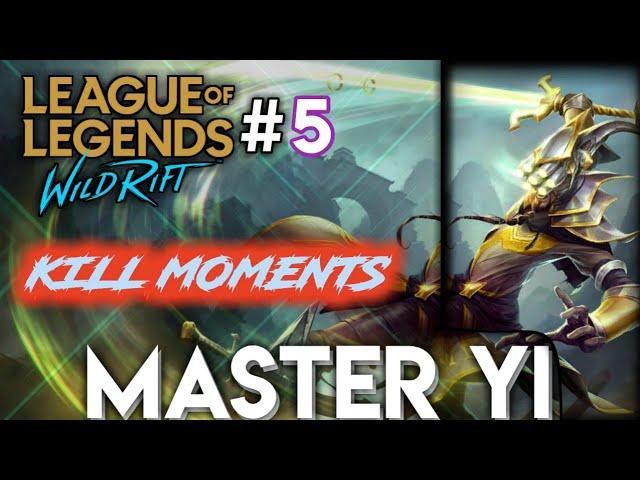 WILD RIFT LOL | MASTER Yi MOMENTS =5 #shorts #lolwildrift #lolwr