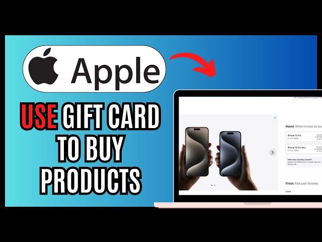 How to USE APPLE GIFT CARD to BUY APPLE PRODUCTS 2024!