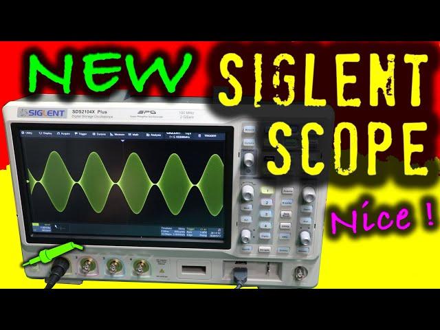 #696 NEW Siglent SDS2104X Plus Touchscreen Oscilloscope Unboxing and First Look! - Part 1