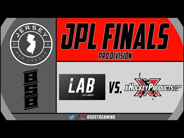 JPL Finals: #1 LAB Elite Hockey Vs. #2 XHockey Products (Pro Division)