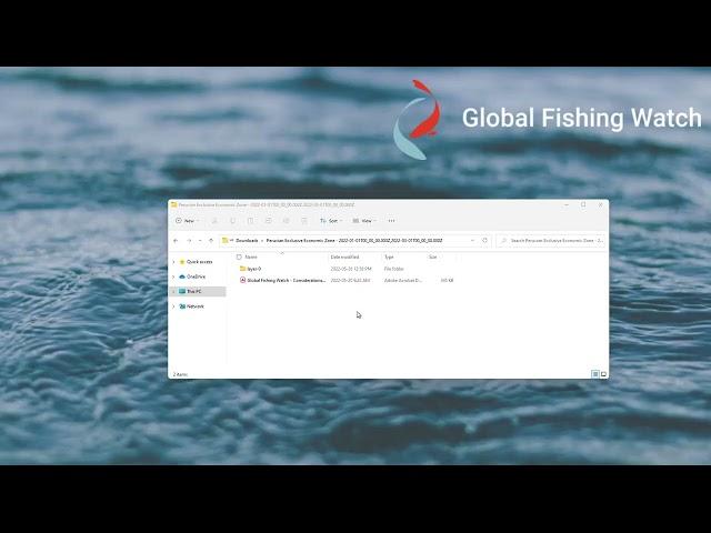 Downloading data from the Global Fishing Watch platform