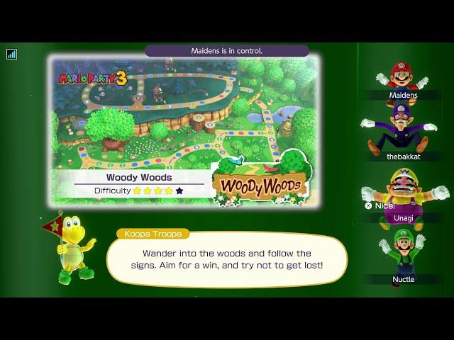 (05/23) Friendly Multiplayer! - Mario Party Superstars - Woody Woods