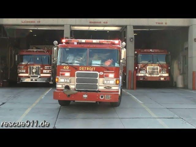 Engine 40 Detroit Fire Department