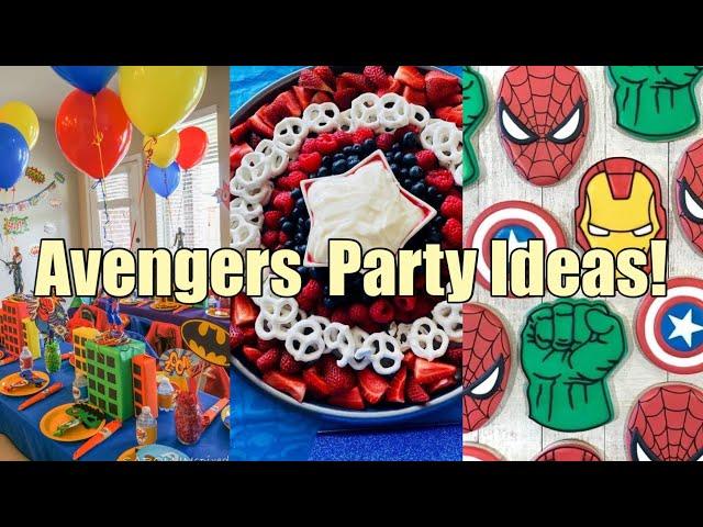 Avengers Party Ideas/ DIY Decor, Treats, and Much More!!