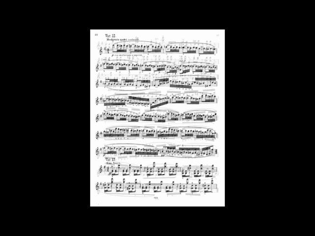 EMILE SAURET Etude Artistique, Op. 38: XII. Introduzione, tema et variazioni