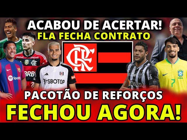 ACERTOU NESSA TERÇA! FLAMENGO OFICIALIZA ATACANTE! ROGER GUEDES FECHADO! NOTICIAS DO FLAMENGO