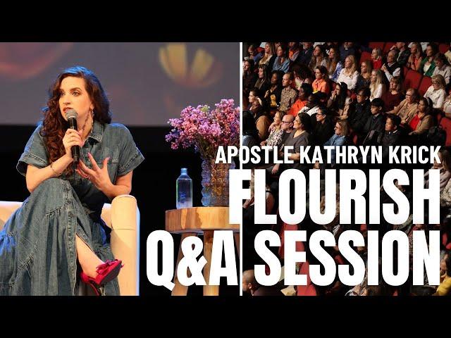 Q&A Session at The Flourish Conference