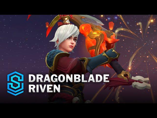 Dragonblade Riven Wild Rift Skin Spotlight